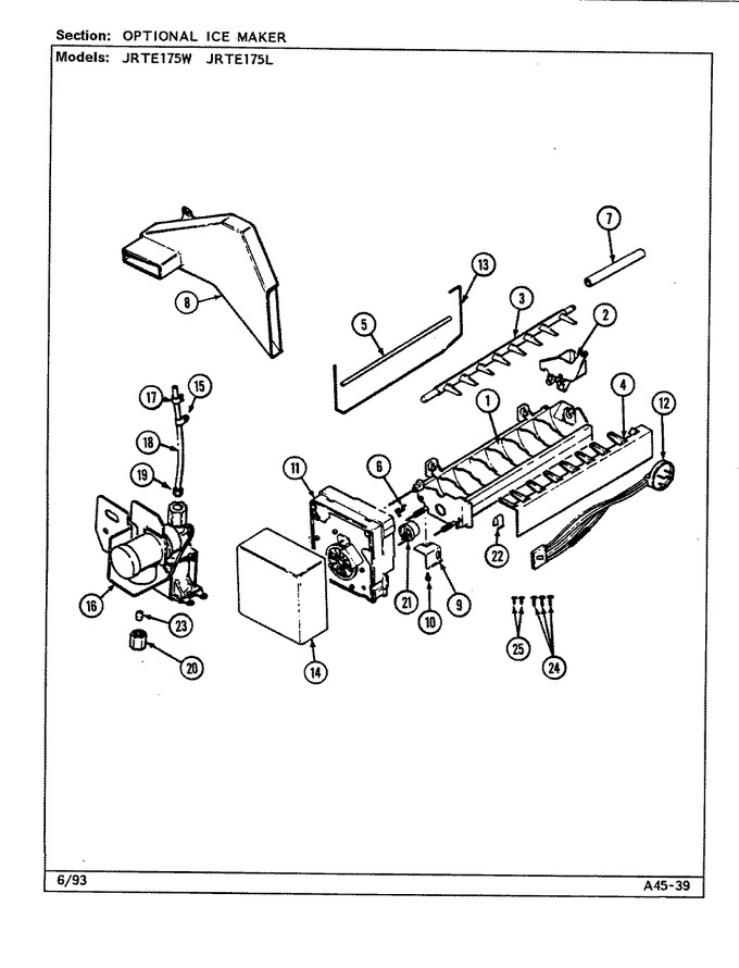 Diagram for JRTE175W (BOM: DJ31A)
