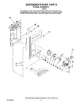 Diagram for 08 - Dispenser Front Parts