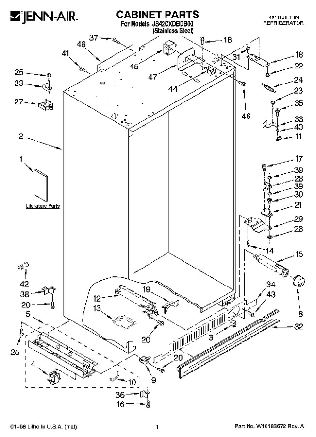 Diagram for JS42CXDBDB00