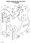 Diagram for 08 - Freezer Liner And Air Flow Parts