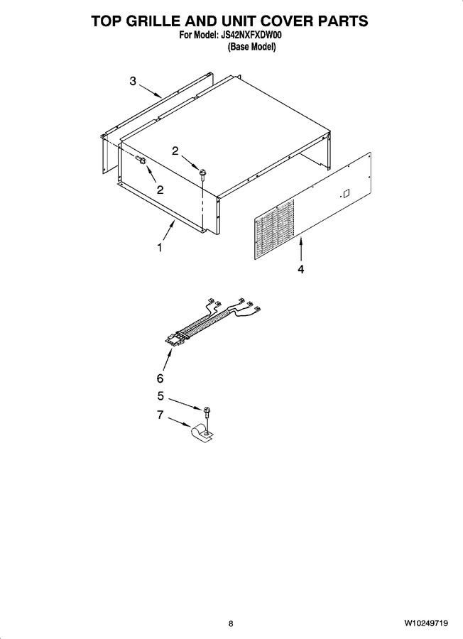 Diagram for JS42NXFXDW00