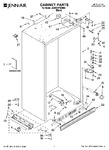 Diagram for 01 - Cabinet Parts