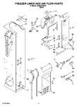 Diagram for 08 - Freezer Liner And Air Flow Parts