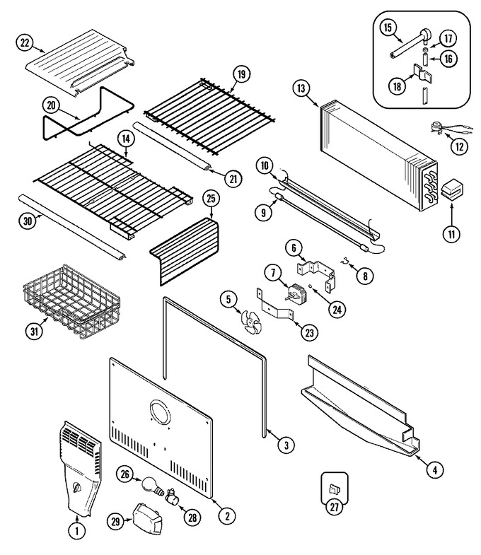 Diagram for MTF2656DEW