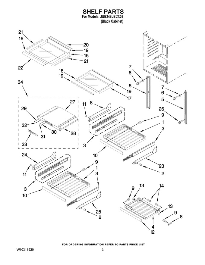 Diagram for JUB248LBCX02