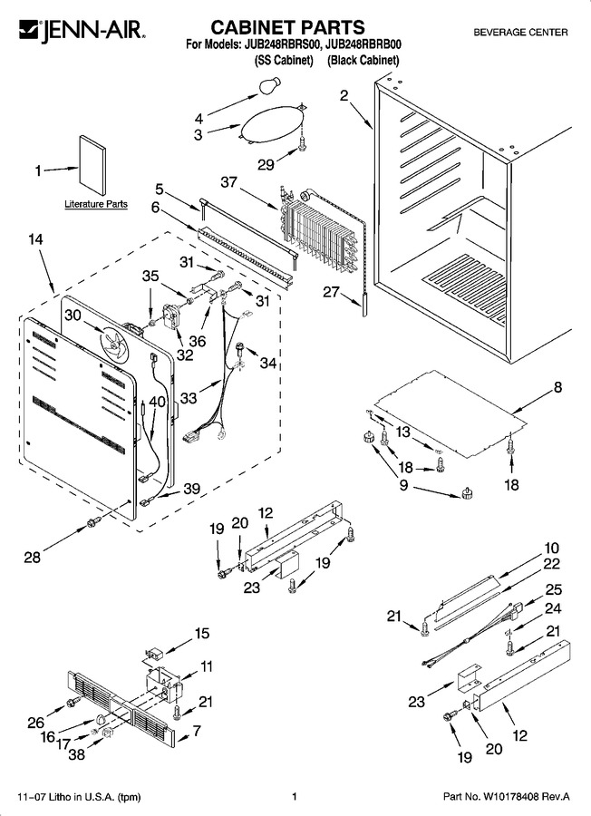 Diagram for JUB248RBRB00