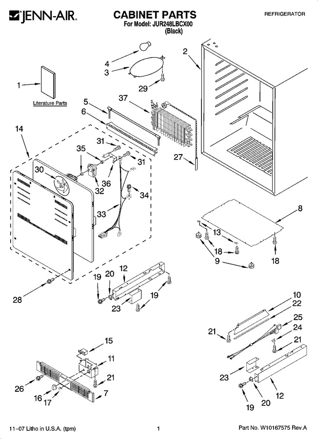Diagram for JUR248LBCX00