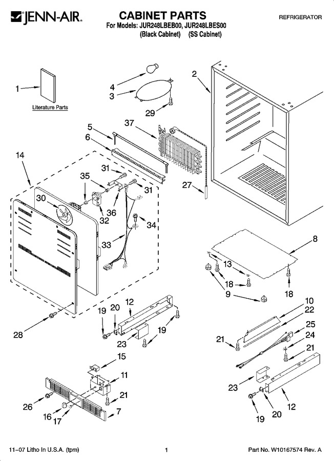 Diagram for JUR248LBEB00