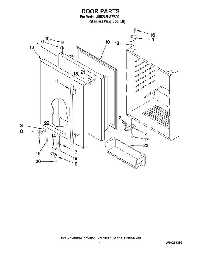 Diagram for JUR248LWES00