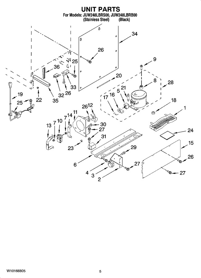 Diagram for JUW248LBRB00