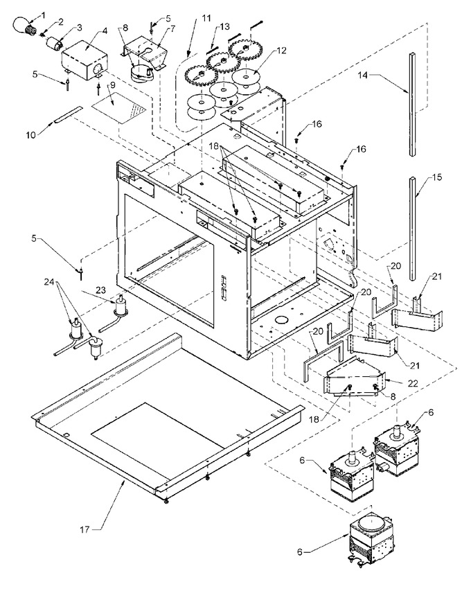 Diagram for KFC1 (BOM P1198622M)