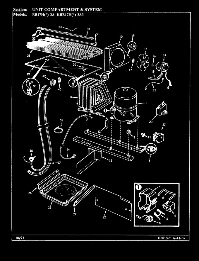 Diagram for RB17HA-3A (BOM: 9B50A)