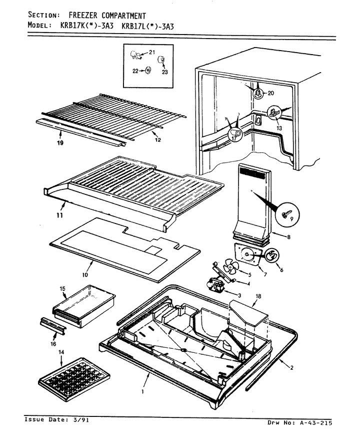 Diagram for KRB17LN3A3 (BOM: BF30A)