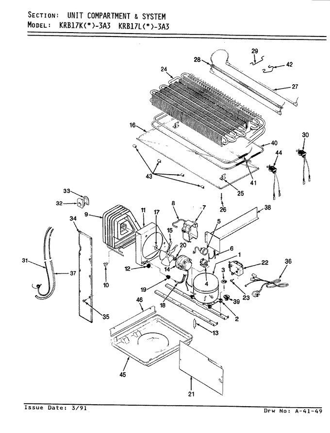 Diagram for KRB17LN3A3 (BOM: BF30A)
