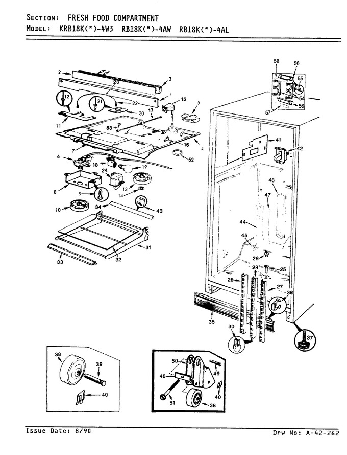 Diagram for RB18KA-4AW (BOM: AG43B)
