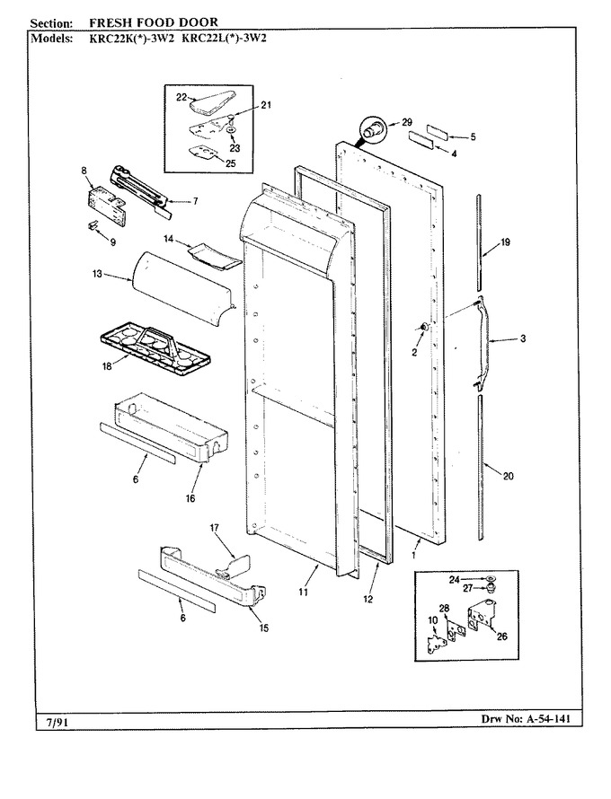 Diagram for KRC22LA3W2 (BOM: BP37A)