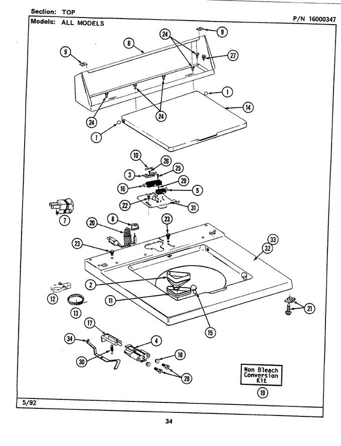 Diagram for LAT9200AAW