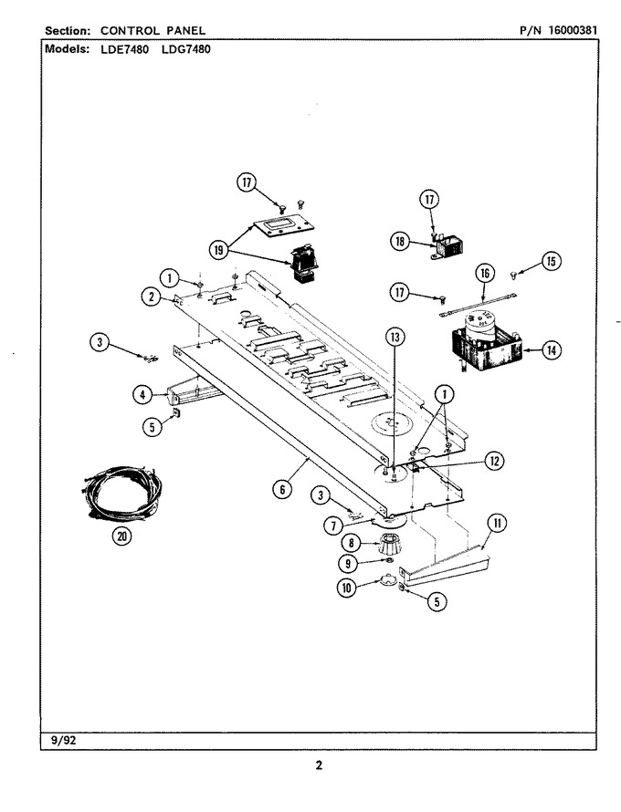 Diagram for LDG7480ABL