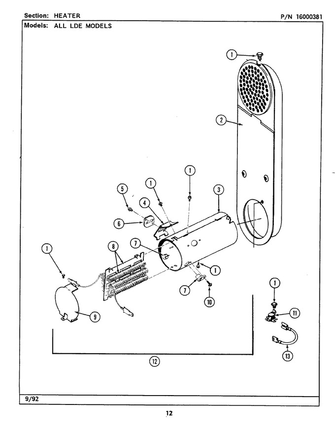 Diagram for LDE7480ADW