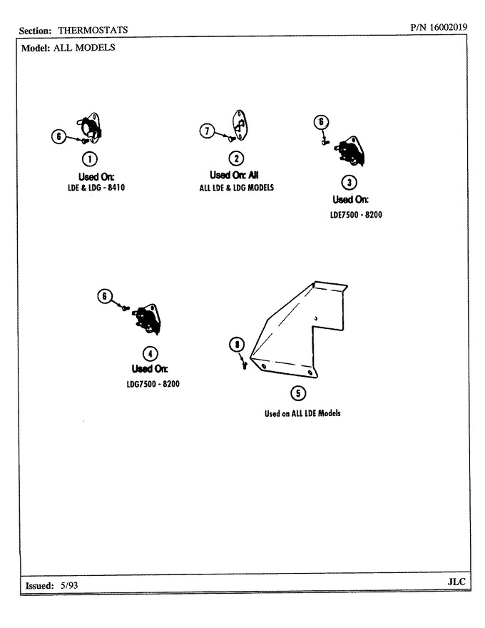 Diagram for LDG7500AAL