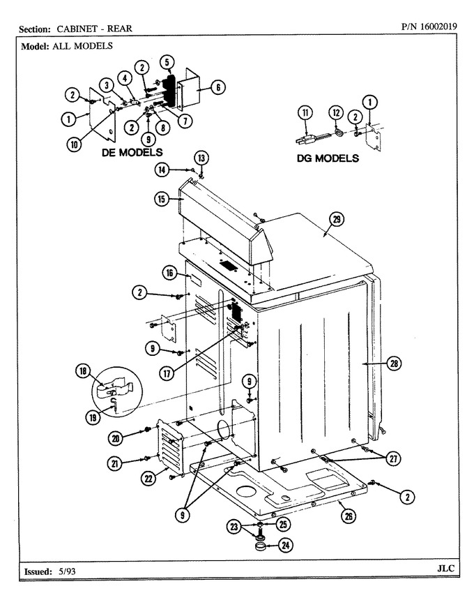 Diagram for LDG7500AAM