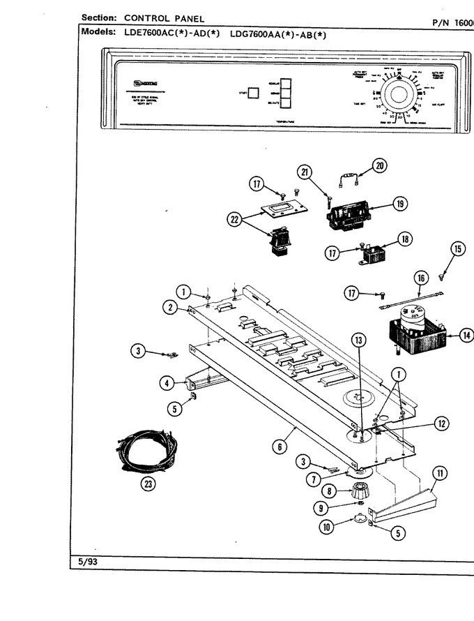 Diagram for LDG7600ABL