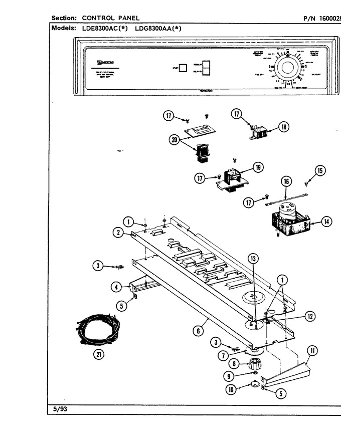Diagram for LDG8300AAW