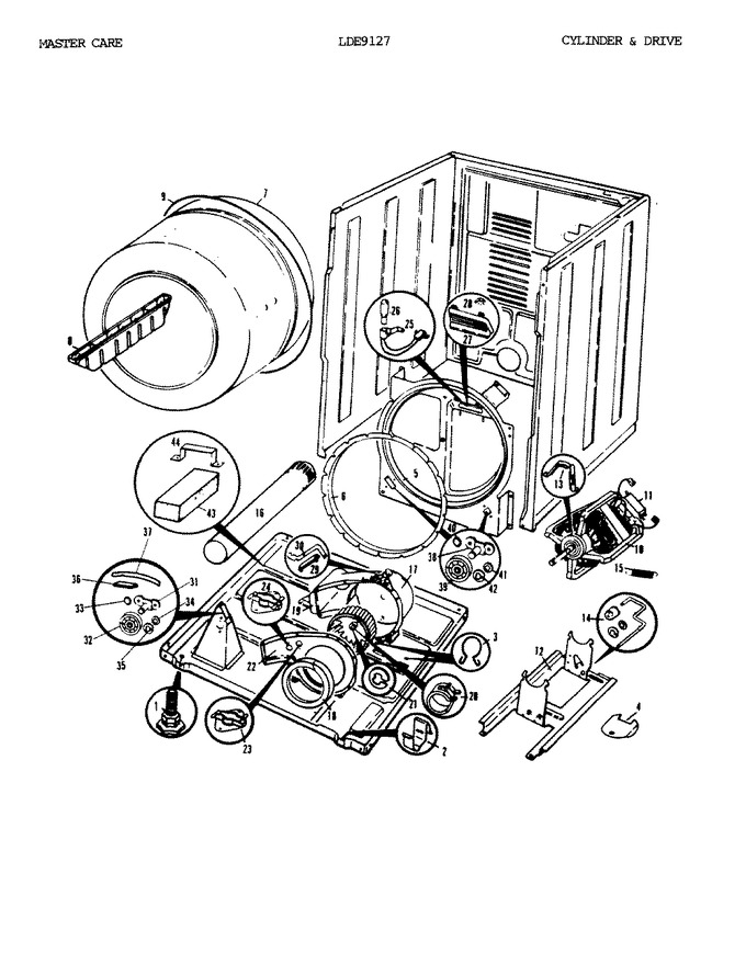 Diagram for LDE9127W