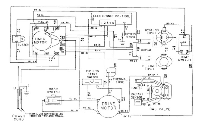 Diagram for LDG8604AAM