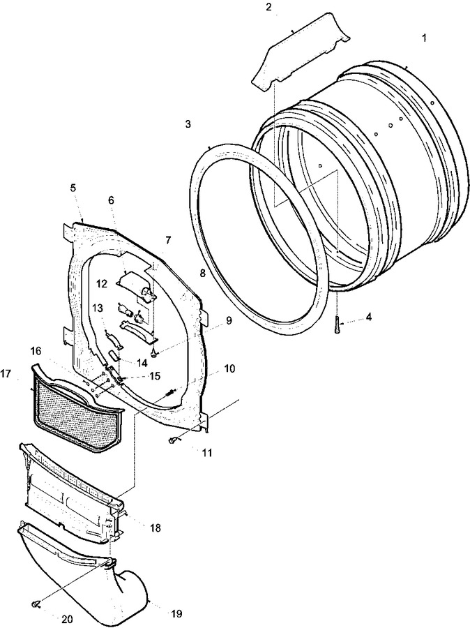 Diagram for LES34AW (BOM: PLES34AW)