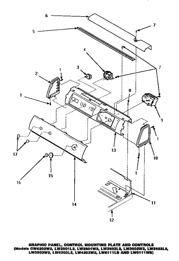 Diagram for LW6111WB (BOM: PLW6111WB A)