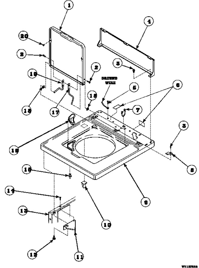 Diagram for LW8203W2B (BOM: PLW8203W2 B)