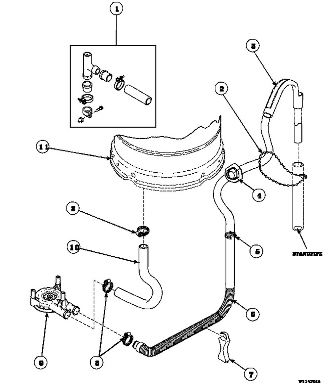 Diagram for LW8413W2B (BOM: PLW8413W2 B)