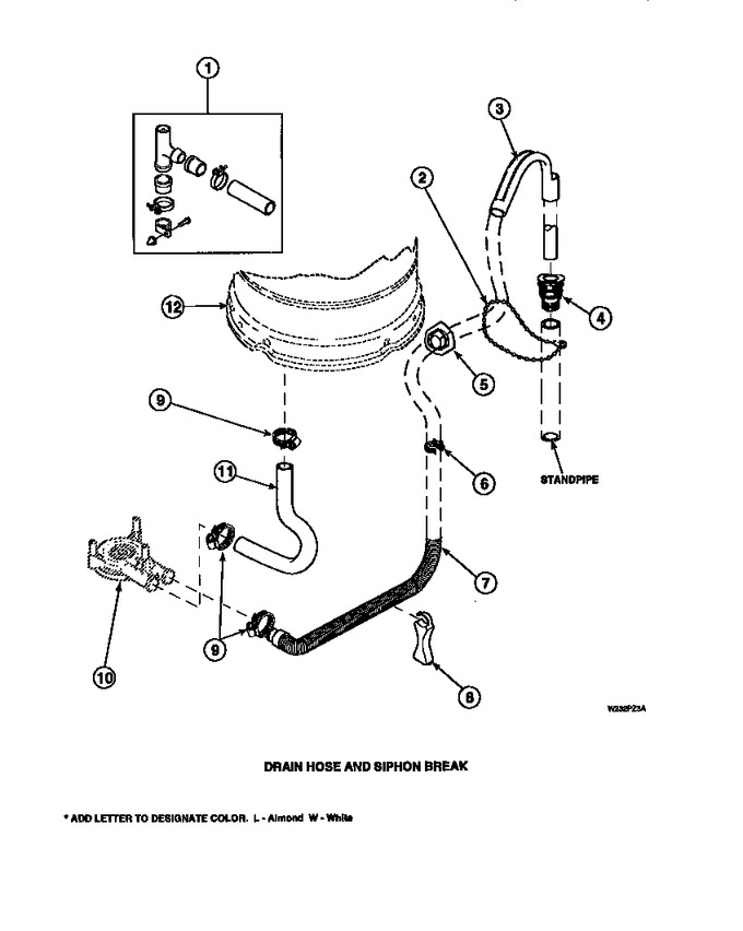 Diagram for LW8303W2 (BOM: PLW8303W2)