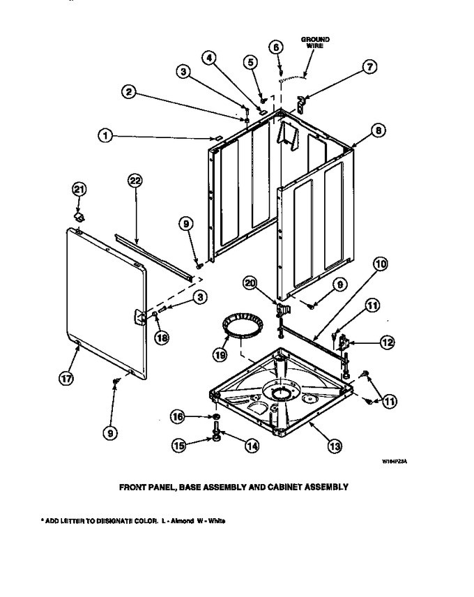 Diagram for LW8303W2 (BOM: PLW8303W2)