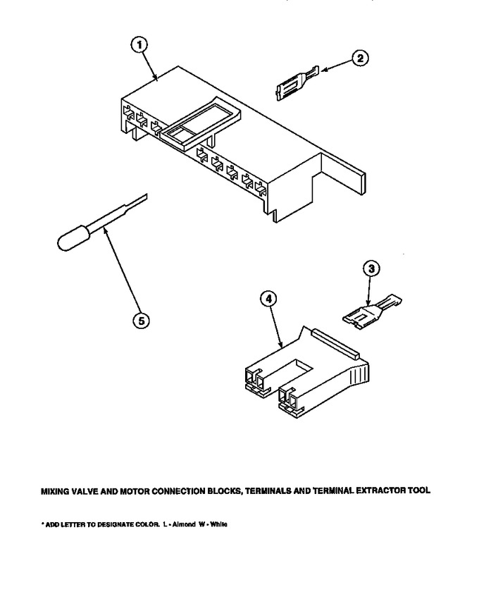 Diagram for LW8203W2B (BOM: PLW8203W2 A)