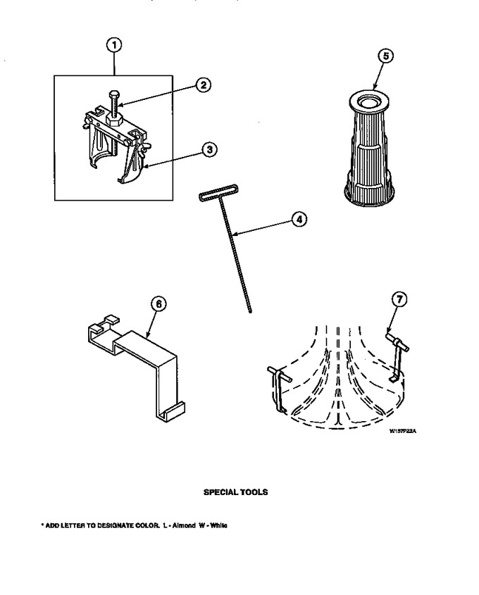Diagram for LW8413W2 (BOM: PLW8413W2 A)