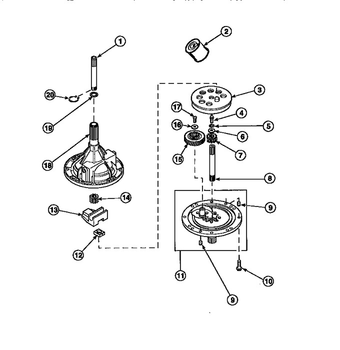 Diagram for LW8413L2 (BOM: PLW8413L2 B)