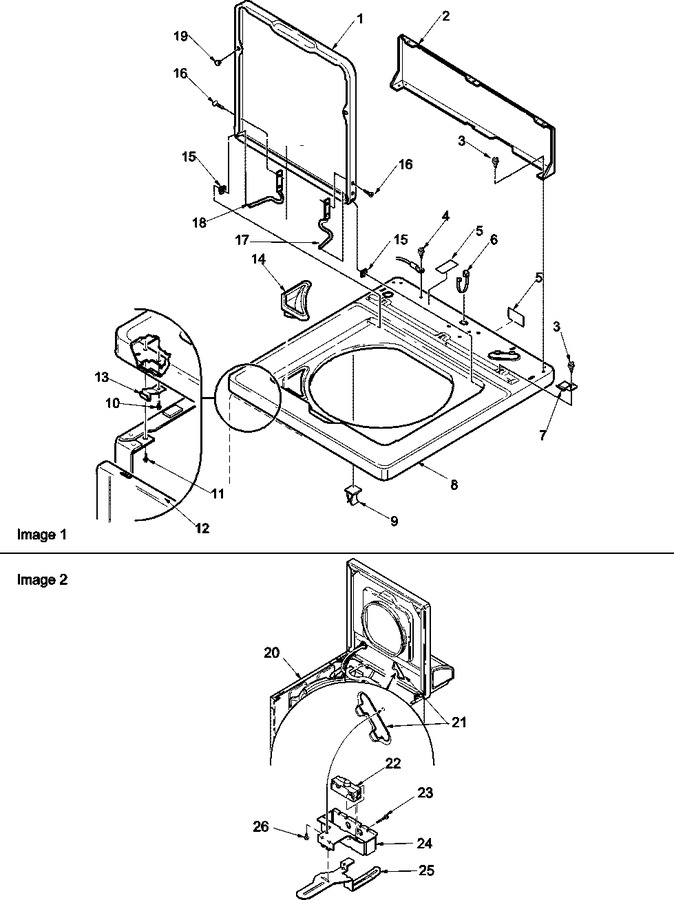 Diagram for LWD27BW (BOM: PLWD27BW)