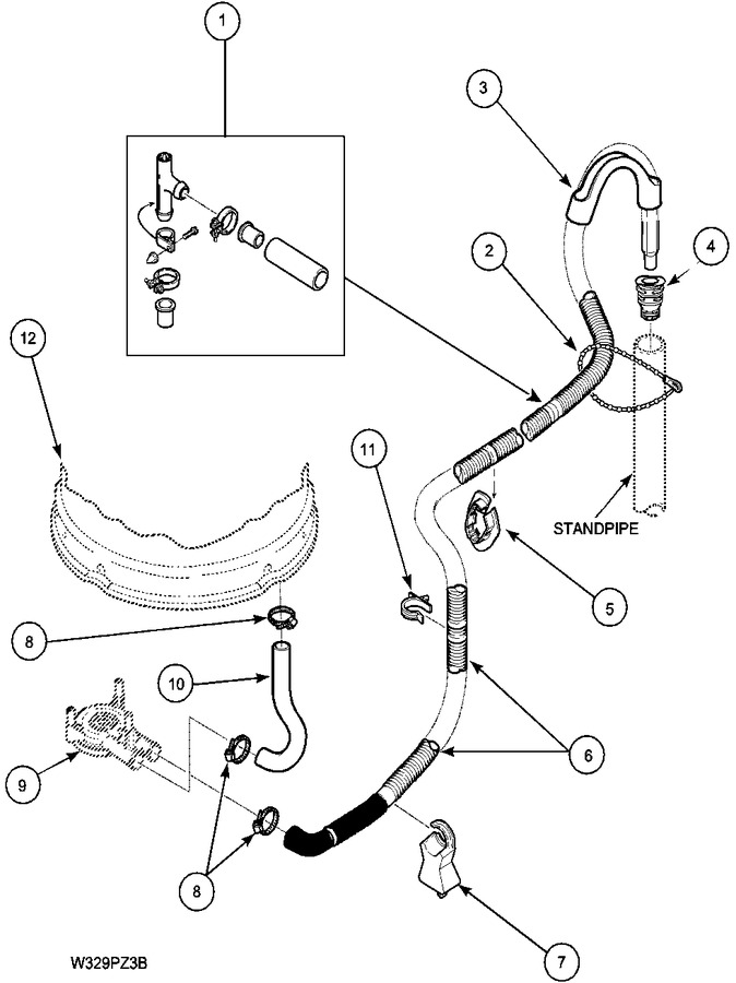 Diagram for LWA40AL2 (BOM: PLWA40AL2)