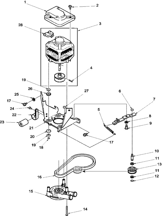 Diagram for LWA90AW (BOM: PLWA90AW)