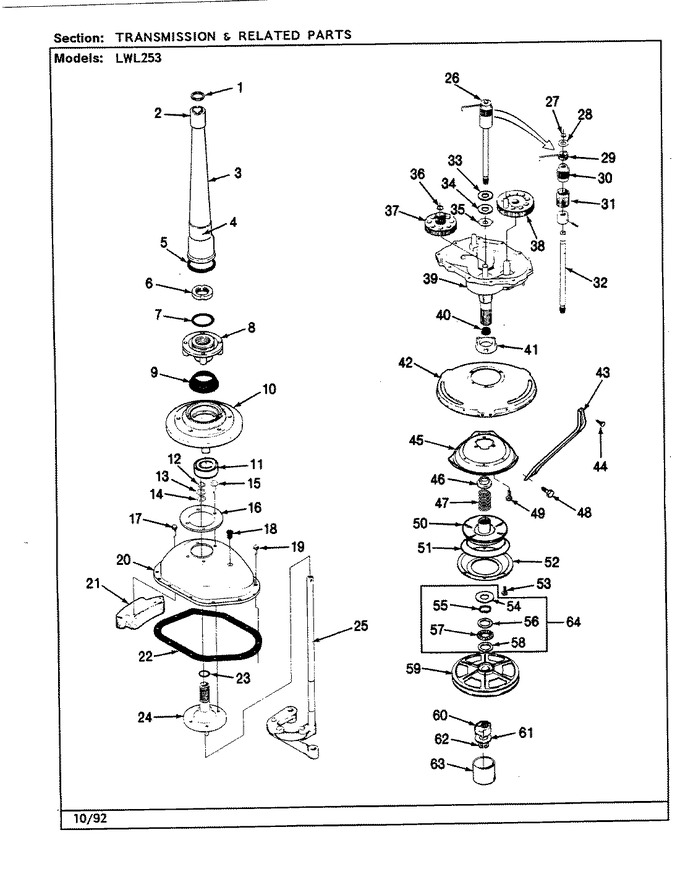 Diagram for LWL253W