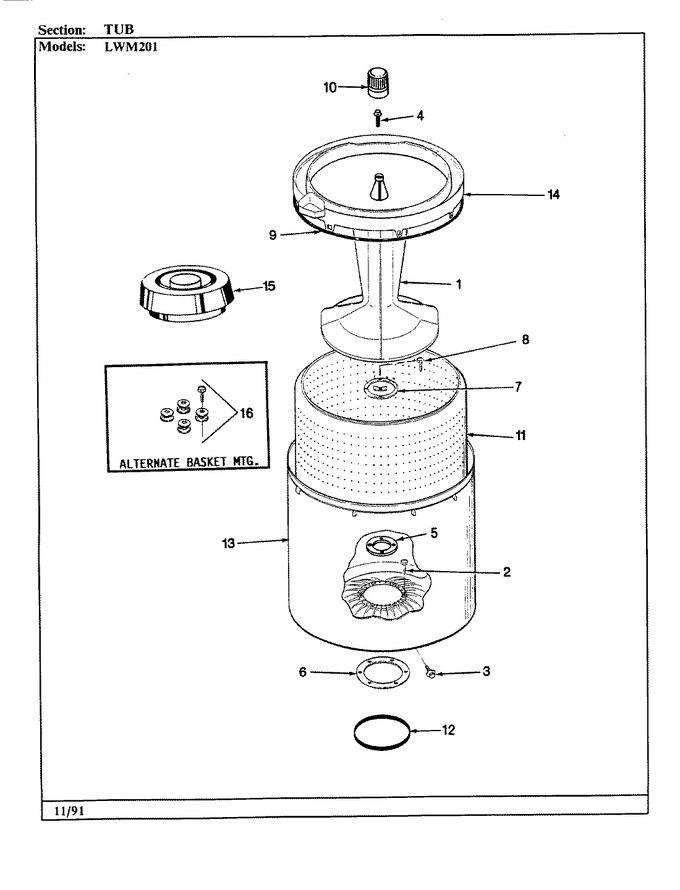 Diagram for LWM201H