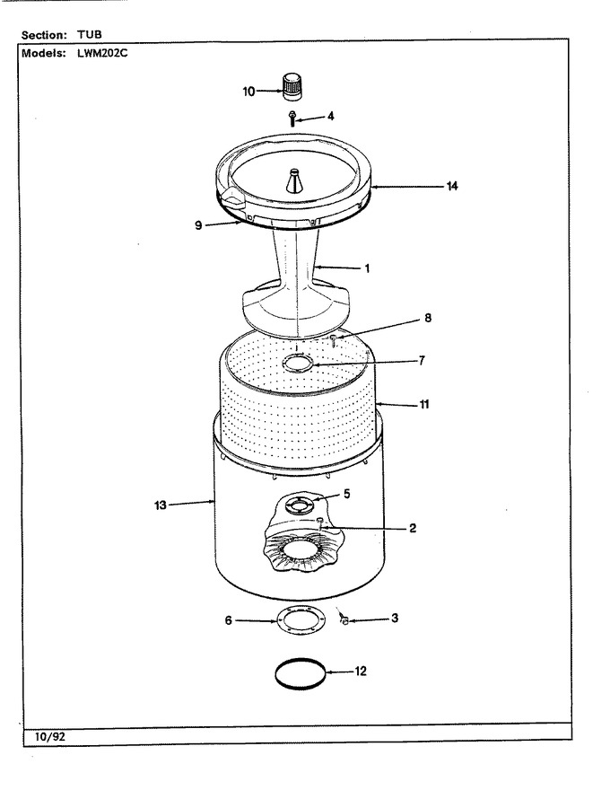 Diagram for LWM202WC
