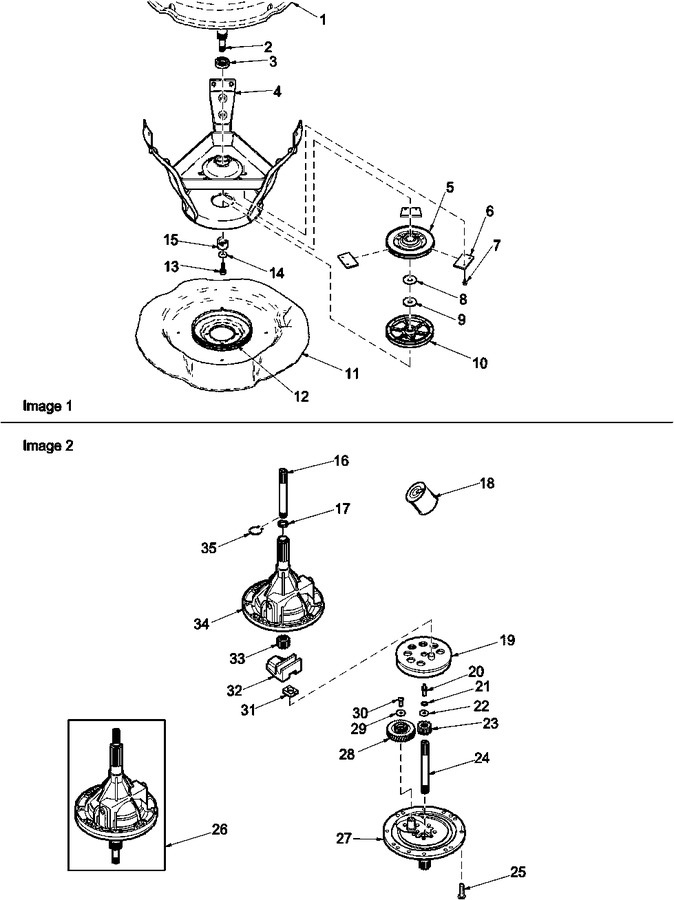 Diagram for LWS34AW (BOM: PLWS34AW)