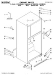 Diagram for 01 - Cabinet Parts