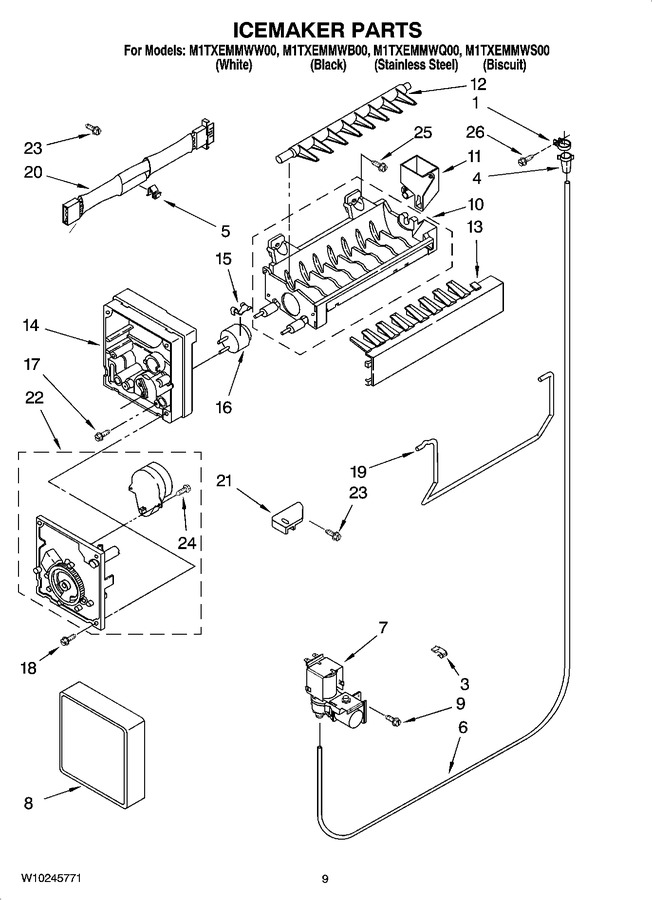 Diagram for M1TXEMMWB00