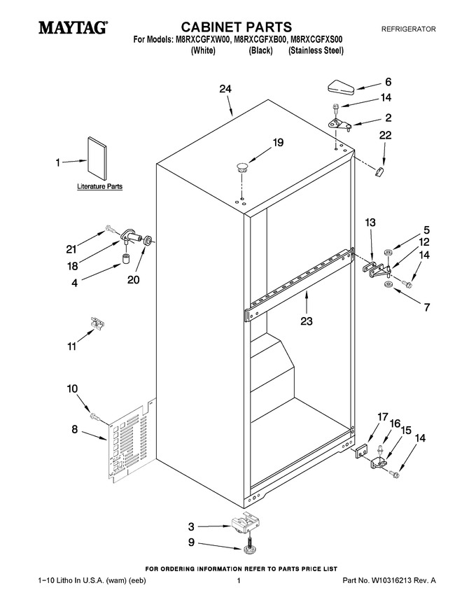 Diagram for M8RXCGFXB00