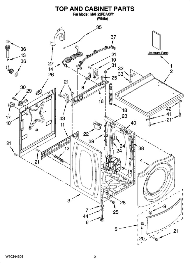Diagram for MAH22PDAXW1