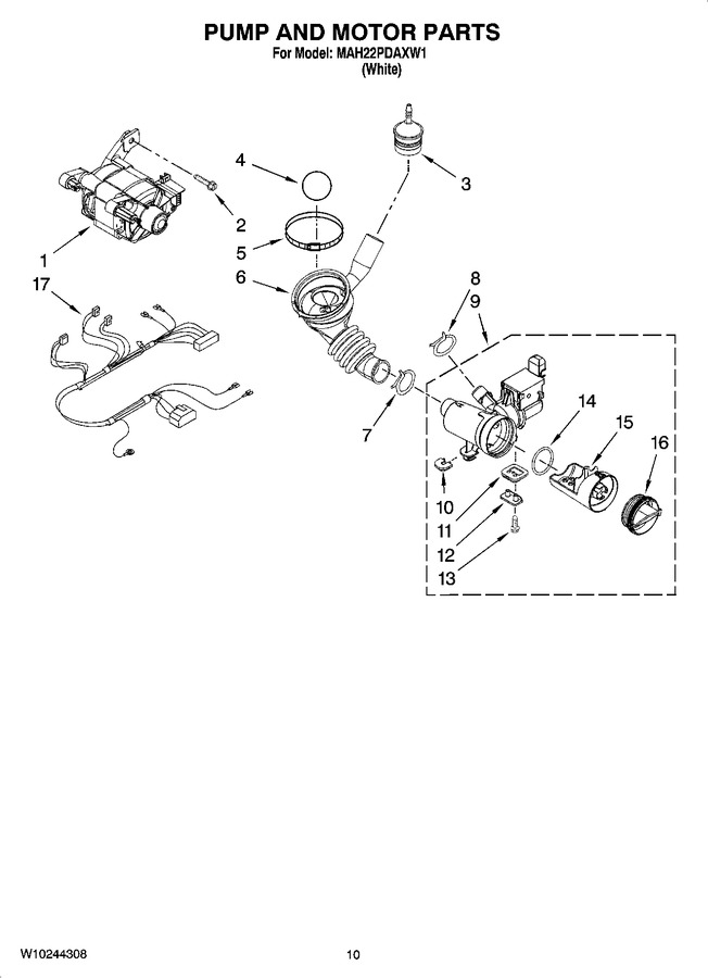 Diagram for MAH22PDAXW1